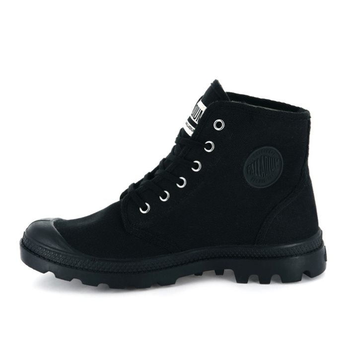 Baskets Palladium Pampa Hi Originale High Tops Femme Noir | FR WQY891D